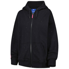 Golden State Warriors Terez Women's Oversized Allover Gemstone Full-Zip Hoodie sale