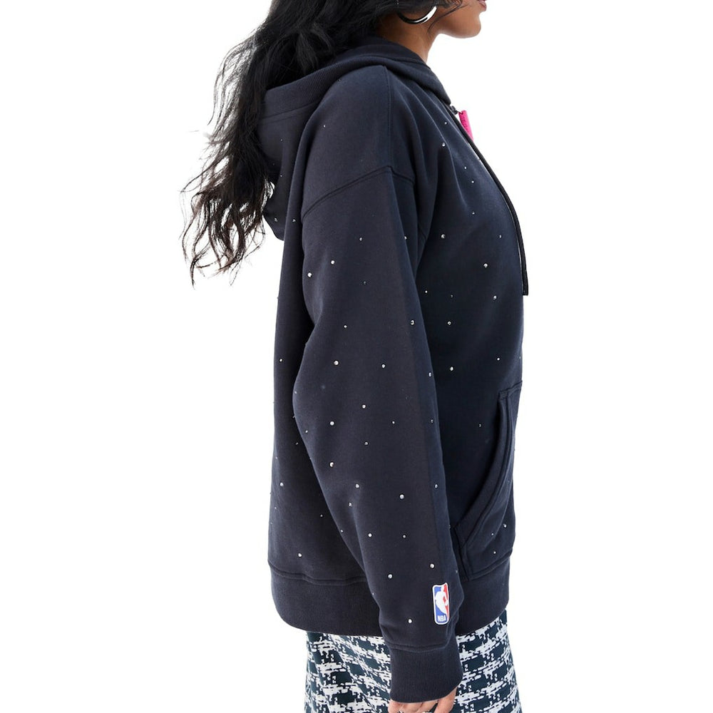Golden State Warriors Terez Women's Oversized Allover Gemstone Full-Zip Hoodie sale