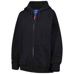 Los Angeles Lakers Terez Women's Oversized Allover Gemstone Full-Zip Hoodie