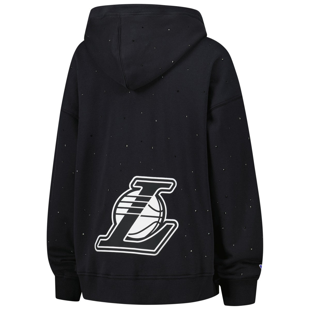 Los Angeles Lakers Terez Women's Oversized Allover Gemstone Full-Zip Hoodie