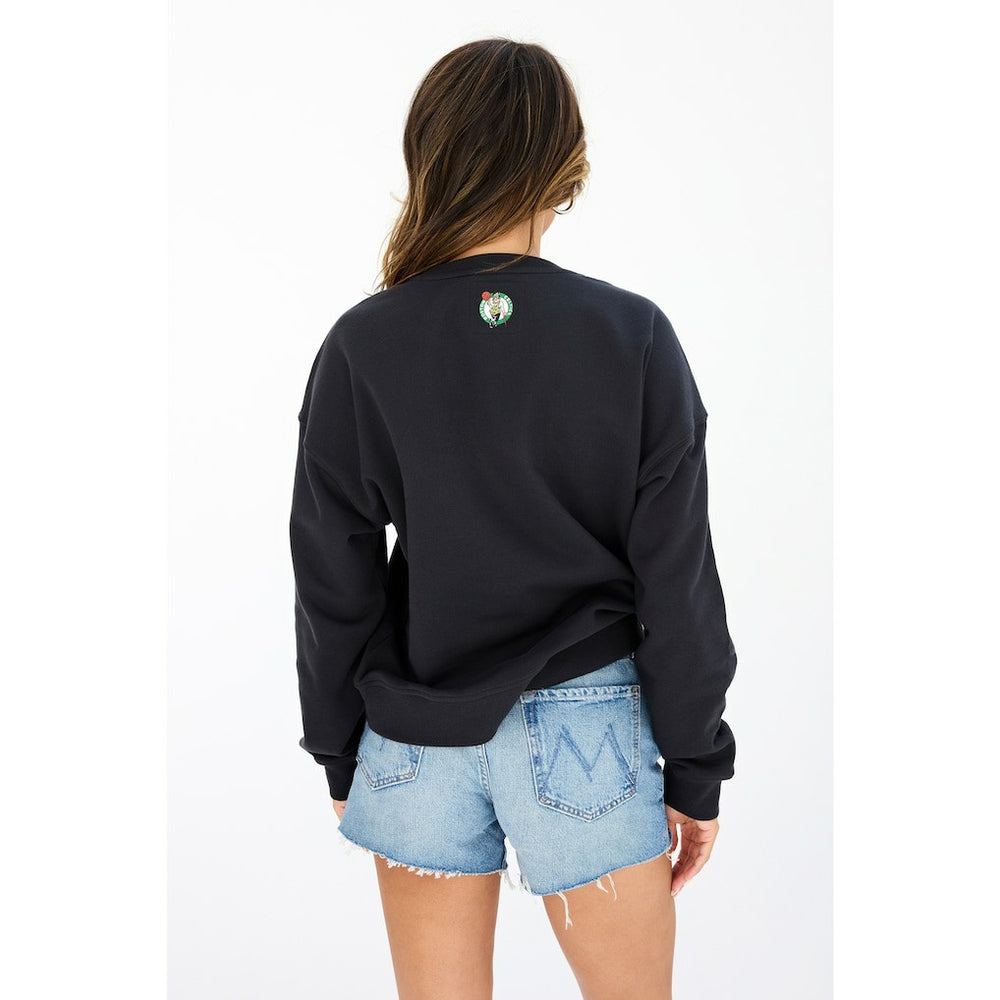 Boston Celtics Terez Women's Gemstone Logo Pullover Sweatshirt