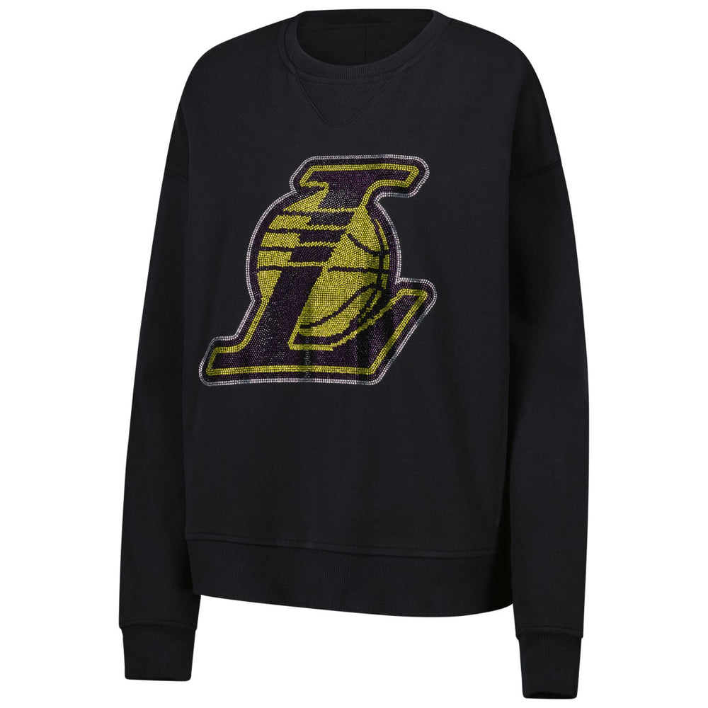 Los Angeles Lakers Terez Women's Gemstone Logo Pullover Sweatshirt