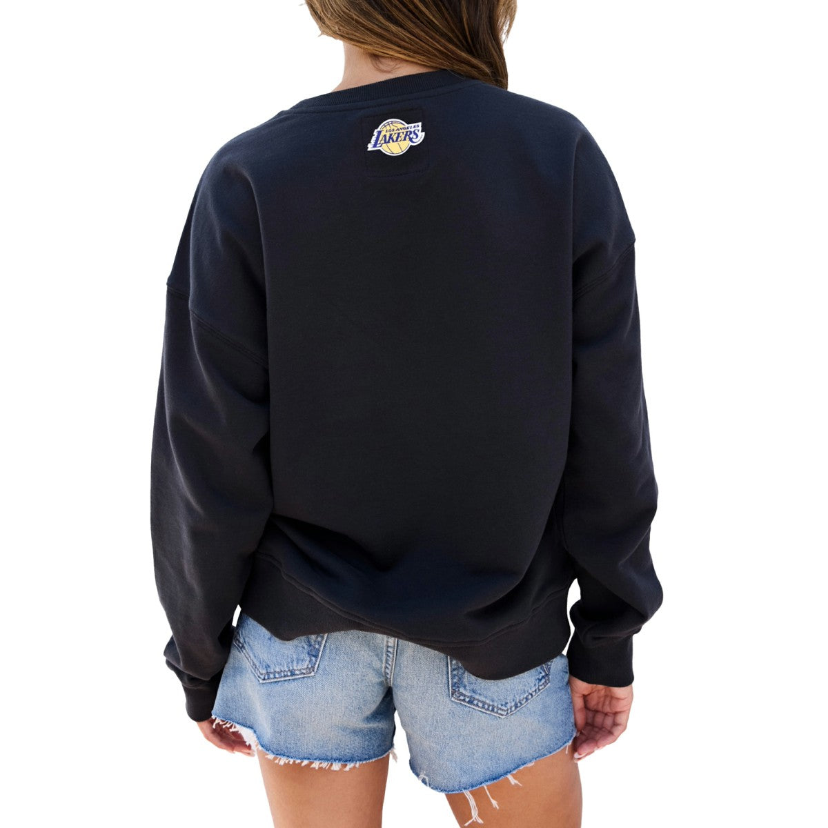 Los Angeles Lakers Terez Women's Gemstone Logo Pullover Sweatshirt