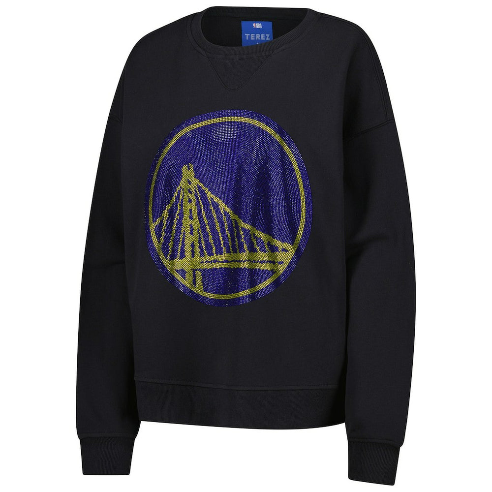 Golden State Warriors Terez Women's Gemstone Logo Pullover Sweatshirt sale