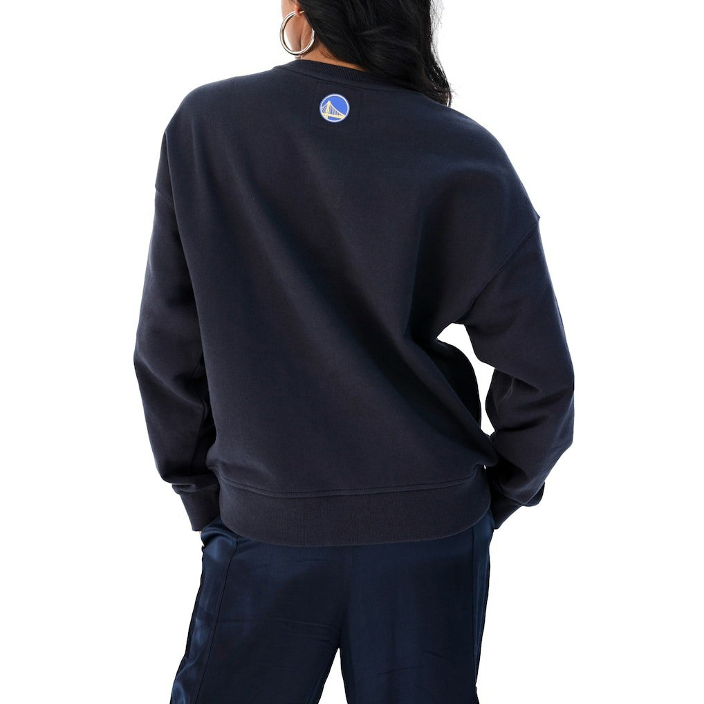 Golden State Warriors Terez Women's Gemstone Logo Pullover Sweatshirt sale