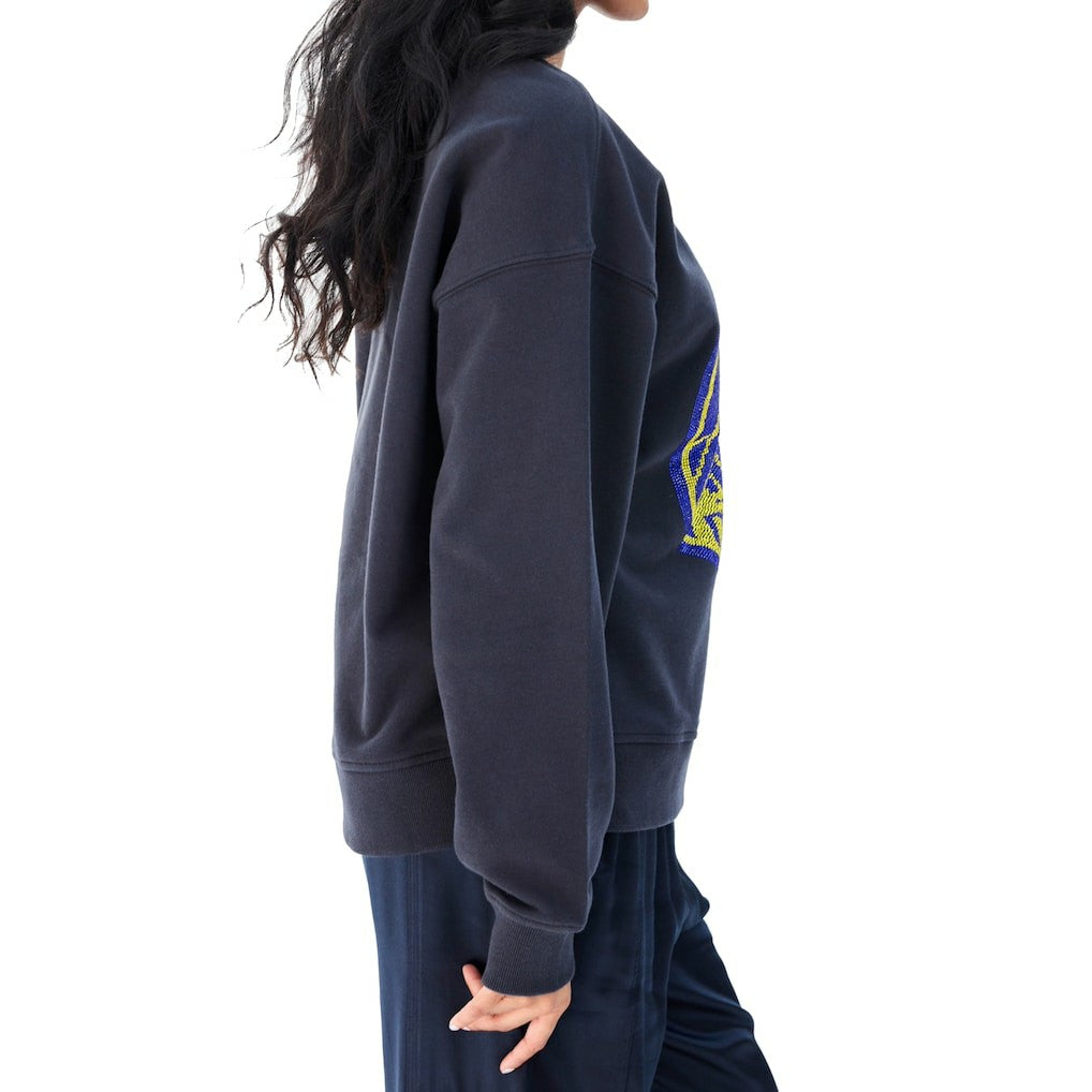 Golden State Warriors Terez Women's Gemstone Logo Pullover Sweatshirt sale