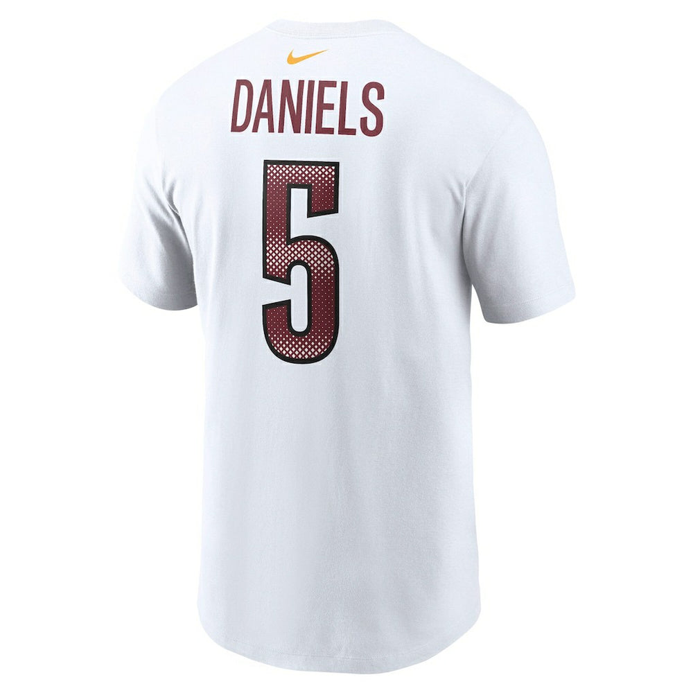 Jayden Daniels  Name & Number T-Shirt - Washington Commanders T-shirts