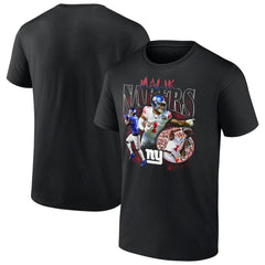 Malik Nabers  Notorious Player Graphic T-Shirt - New York Giants T-shirts