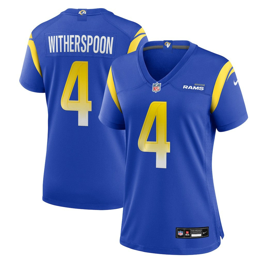 Ahkello Witherspoon  Women's Team Game Jersey - Los Angeles Rams Jerseys