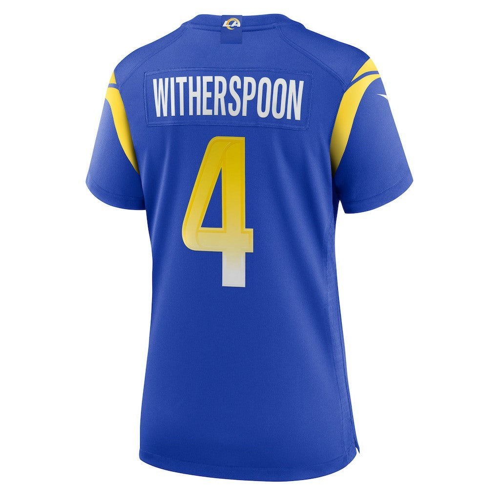 Ahkello Witherspoon  Women's Team Game Jersey - Los Angeles Rams Jerseys