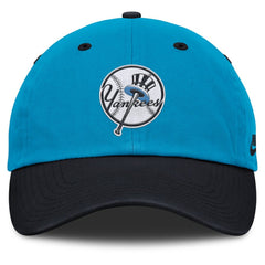 Blue/Navy New York Yankees Nike Neon 90s Club Adjustable Hat