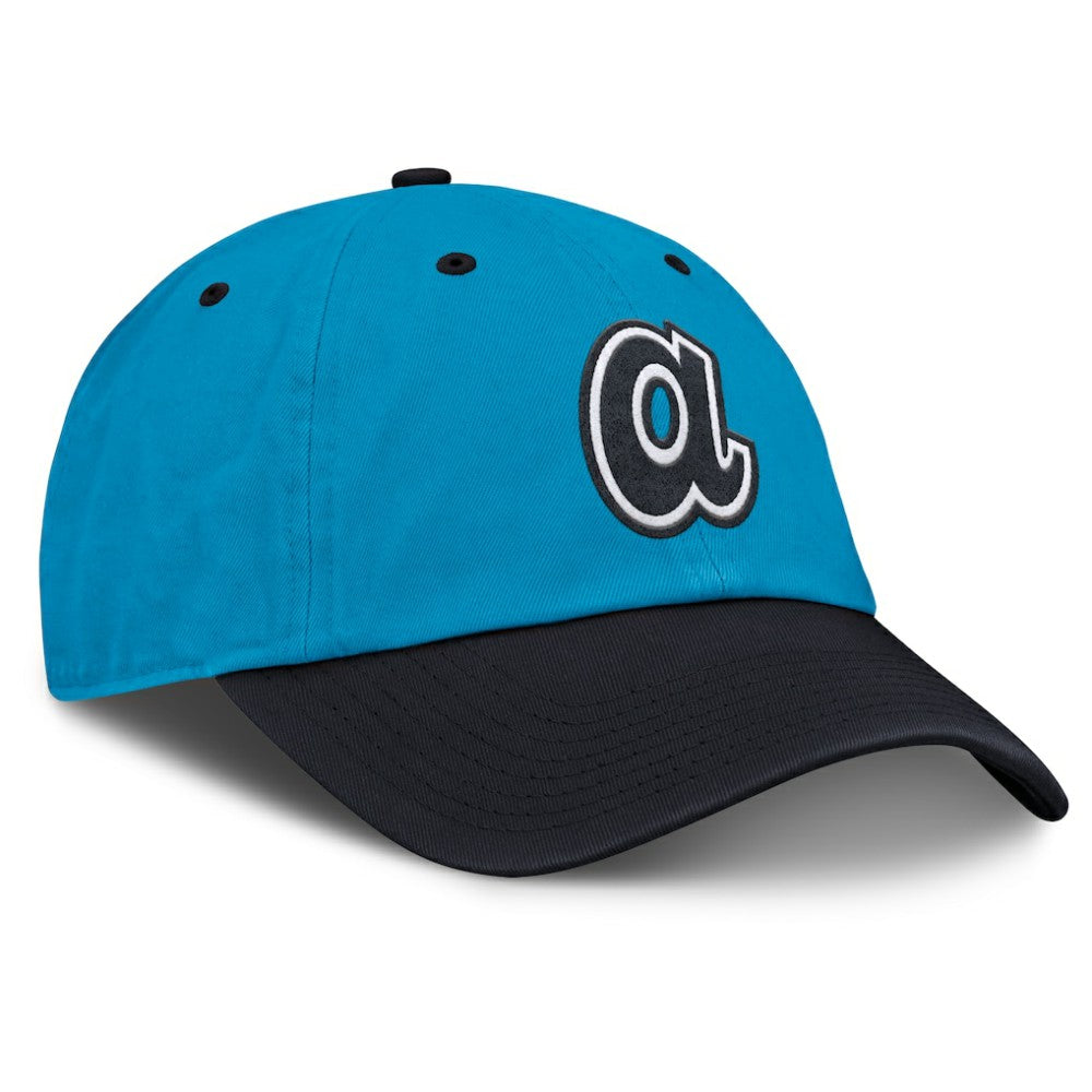 Blue/Navy Atlanta Braves Nike Neon 90s Club Adjustable Hat