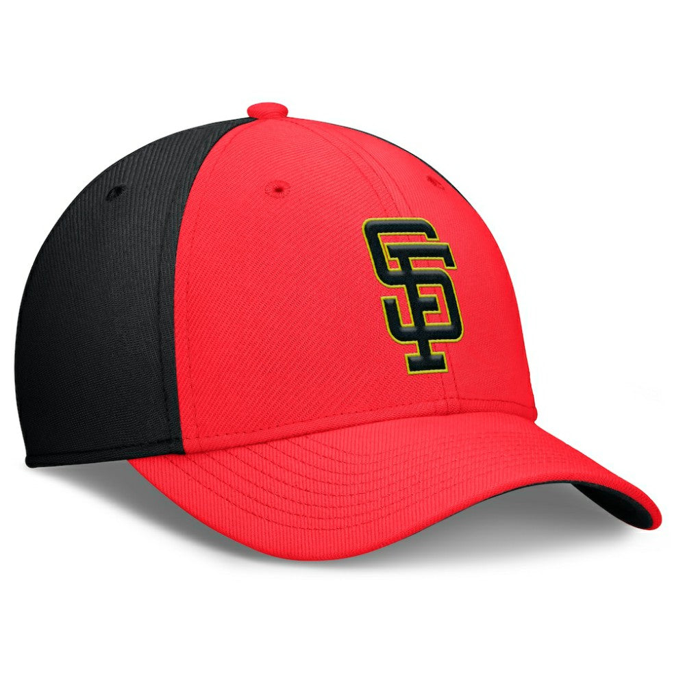 Crimson/Black San Francisco Giants Nike Neon 90s Rise SwooshFlex Hat