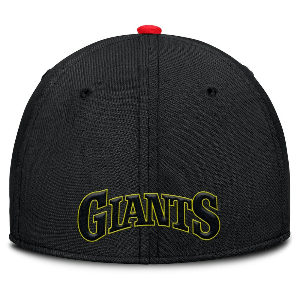 Crimson/Black San Francisco Giants Nike Neon 90s Rise SwooshFlex Hat