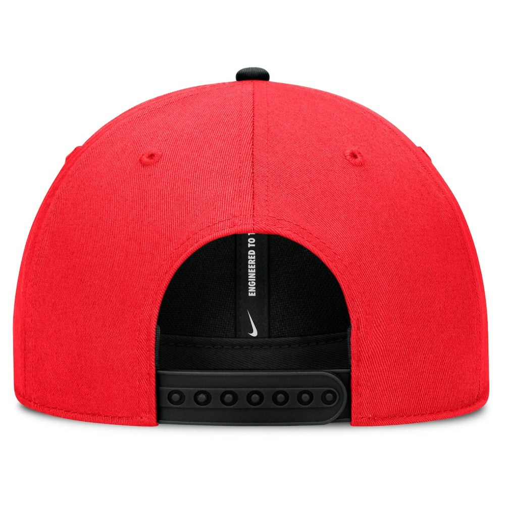 Crimson/Black New York Yankees Nike Neon 90s Rise Adjustable Hat