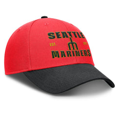 Crimson/Black Seattle Mariners Nike Neon 90s Rise Adjustable Hat