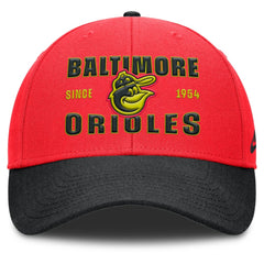Crimson/Black Baltimore Orioles Nike Neon 90s Rise Adjustable Hat