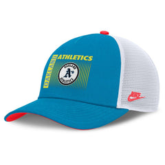 Teal Athletics Nike Neon 90s Rise Structured Performance Adjustable Trucker Hat