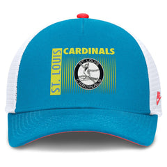 Teal St. Louis Cardinals Nike Neon 90s Rise Structured Performance Adjustable Trucker Hat