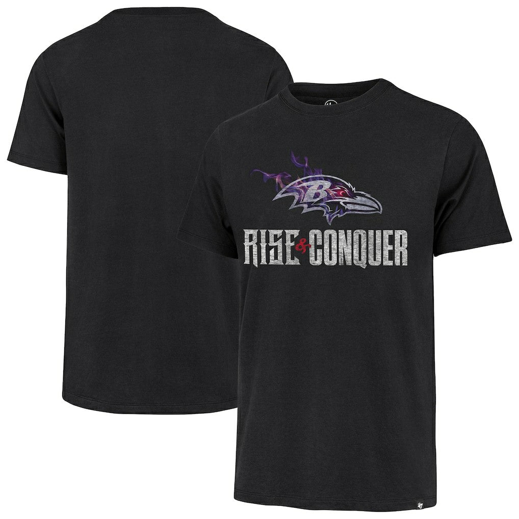 '47 Rise and Conquer Franklin T-Shirt - Baltimore Ravens T-shirts