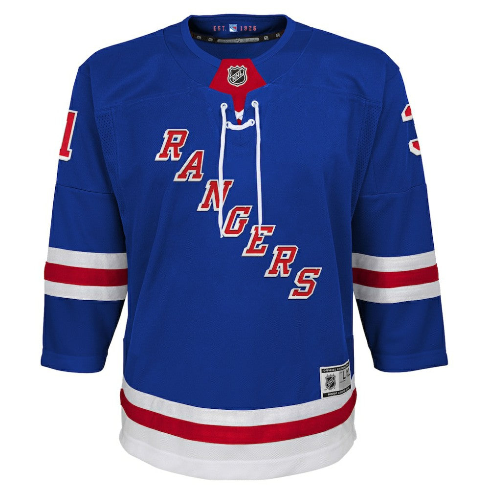 NHL Igor Shesterkin New York Rangers Youth Home Premier Player Jersey