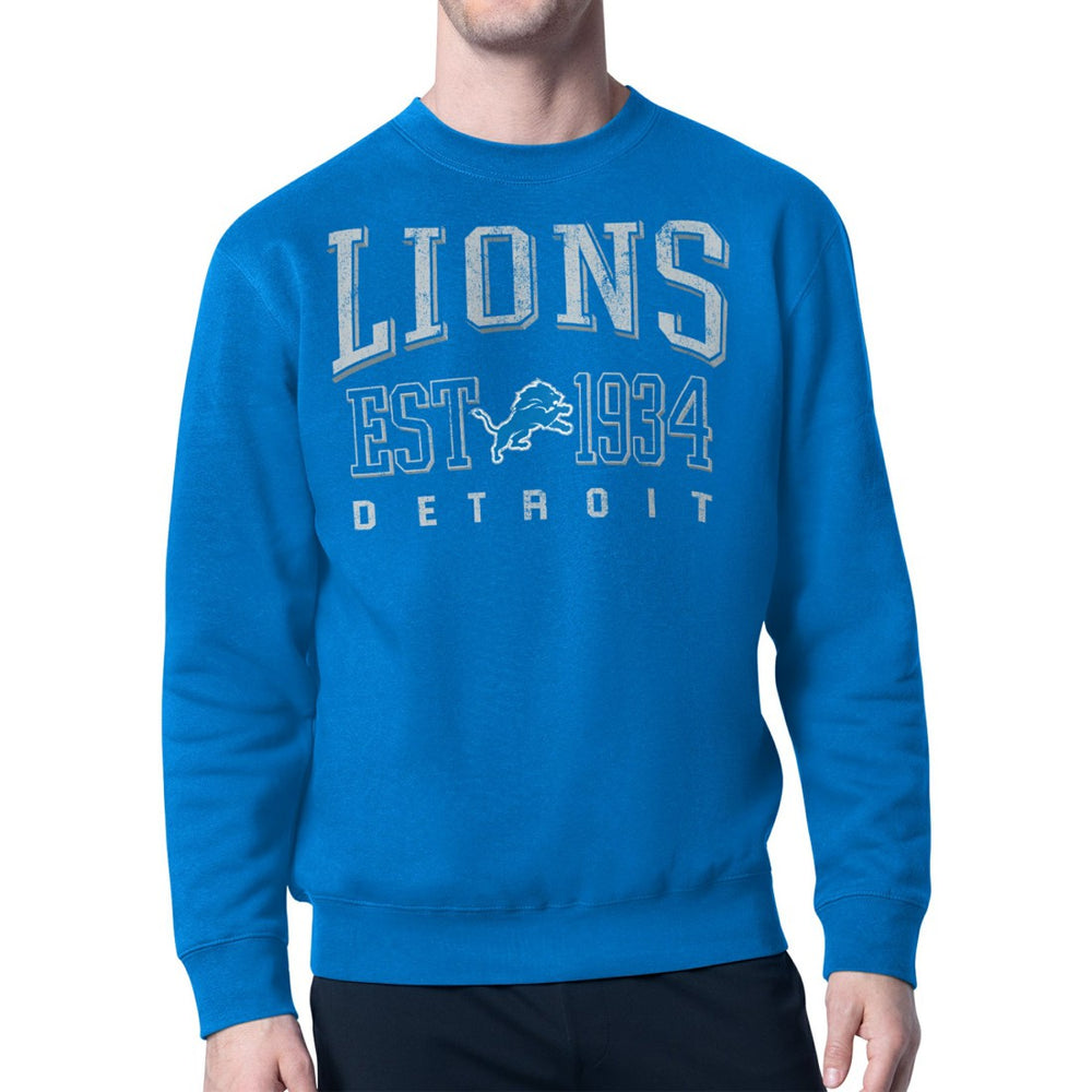 Starter Retro Team Logo Pullover Sweatshirt  - Detroit Lions Pullover