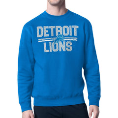 Starter Mesh Look Retro Team Logo Pullover Sweatshirt  - Detroit Lions Pullover