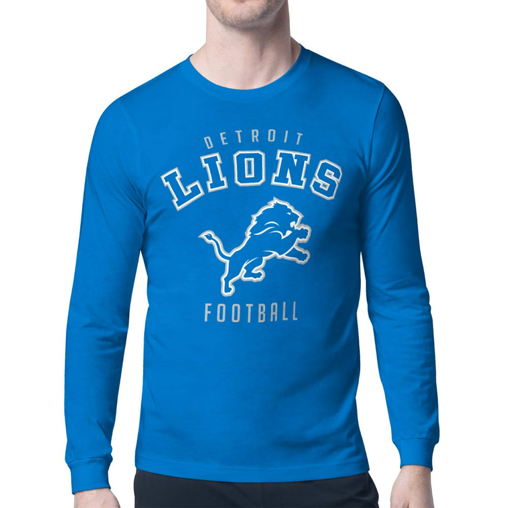 Starter City Team Logo Long Sleeve T-Shirt - Detroit Lions T-shirts
