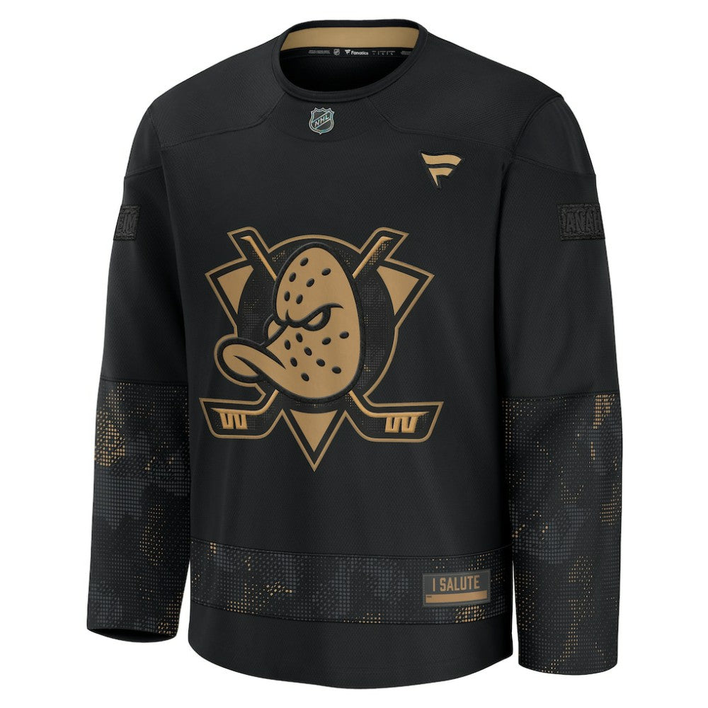 NHL Anaheim Ducks Fanatics 2024 Military Appreciation Practice Jersey