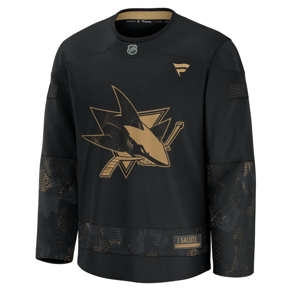 NHL San Jose Sharks Fanatics 2024 Military Appreciation Practice Jersey
