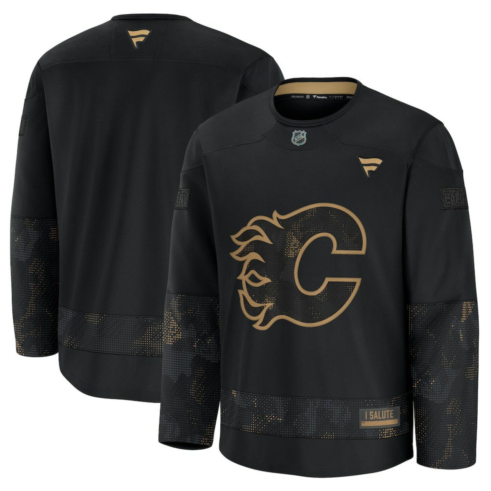 NHL Calgary Flames Fanatics 2024 Military Appreciation Practice Jersey