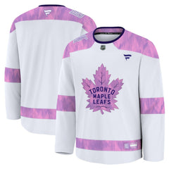 NHL Toronto Maple Leafs Fanatics 2024 Hockey Fights Cancer Practice Jersey