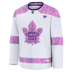 NHL Toronto Maple Leafs Fanatics 2024 Hockey Fights Cancer Practice Jersey