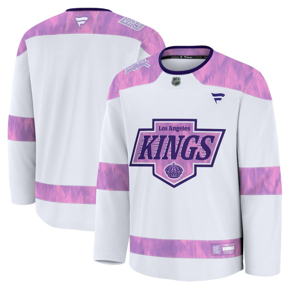 NHL Los Angeles Kings Fanatics 2024 Hockey Fights Cancer Practice Jersey