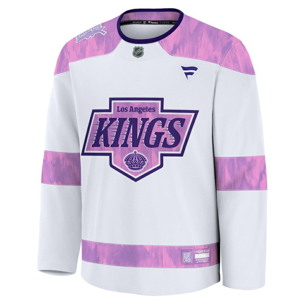 NHL Los Angeles Kings Fanatics 2024 Hockey Fights Cancer Practice Jersey