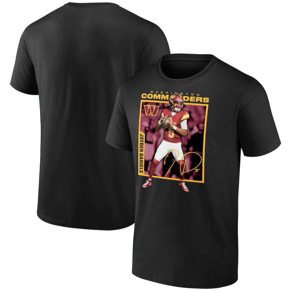 Jayden Daniels  Player Frame T-Shirt - Washington Commanders T-shirts