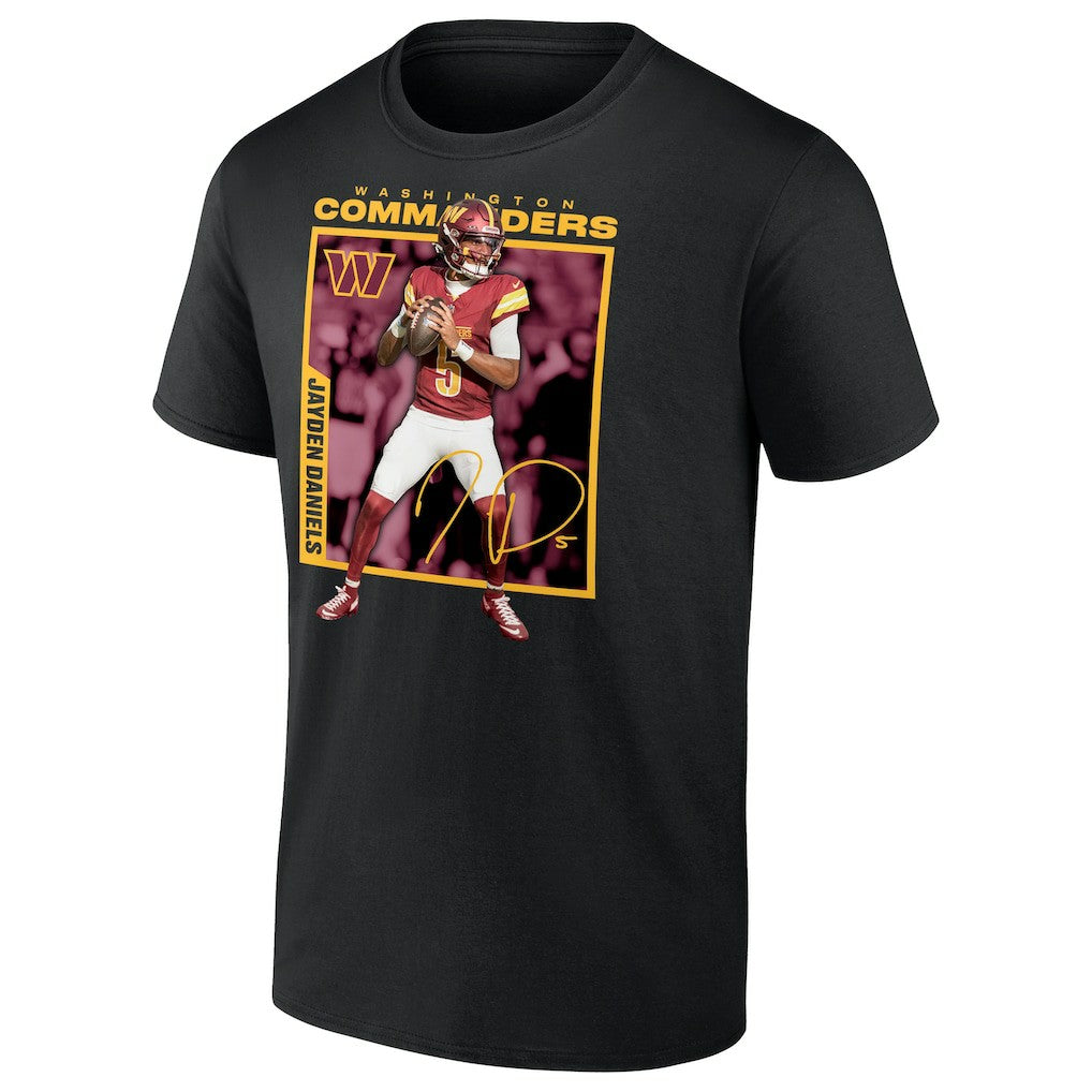 Jayden Daniels  Player Frame T-Shirt - Washington Commanders T-shirts