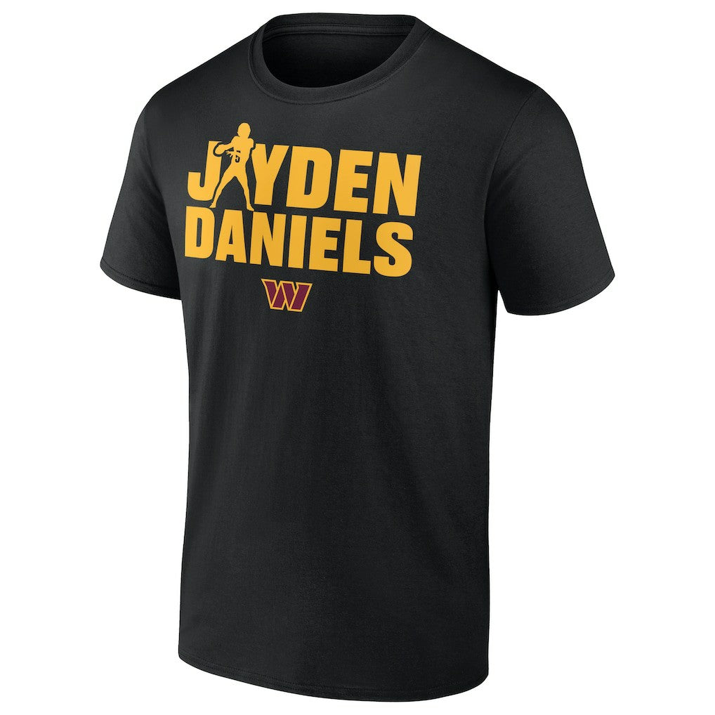 Jayden Daniels  Play Motion T-Shirt - Washington Commanders T-shirts