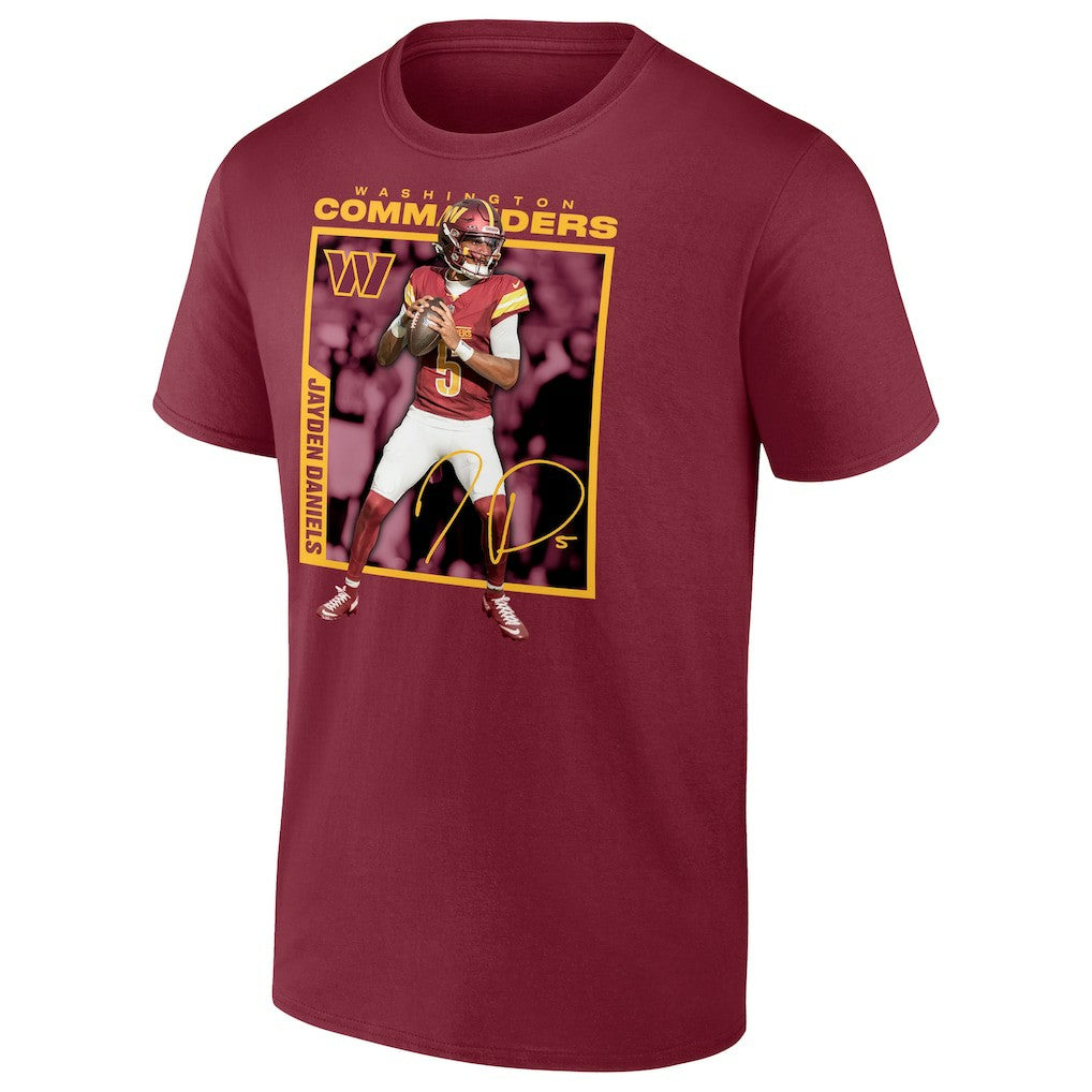 Jayden Daniels  Player Frame T-Shirt - Washington Commanders T-shirts