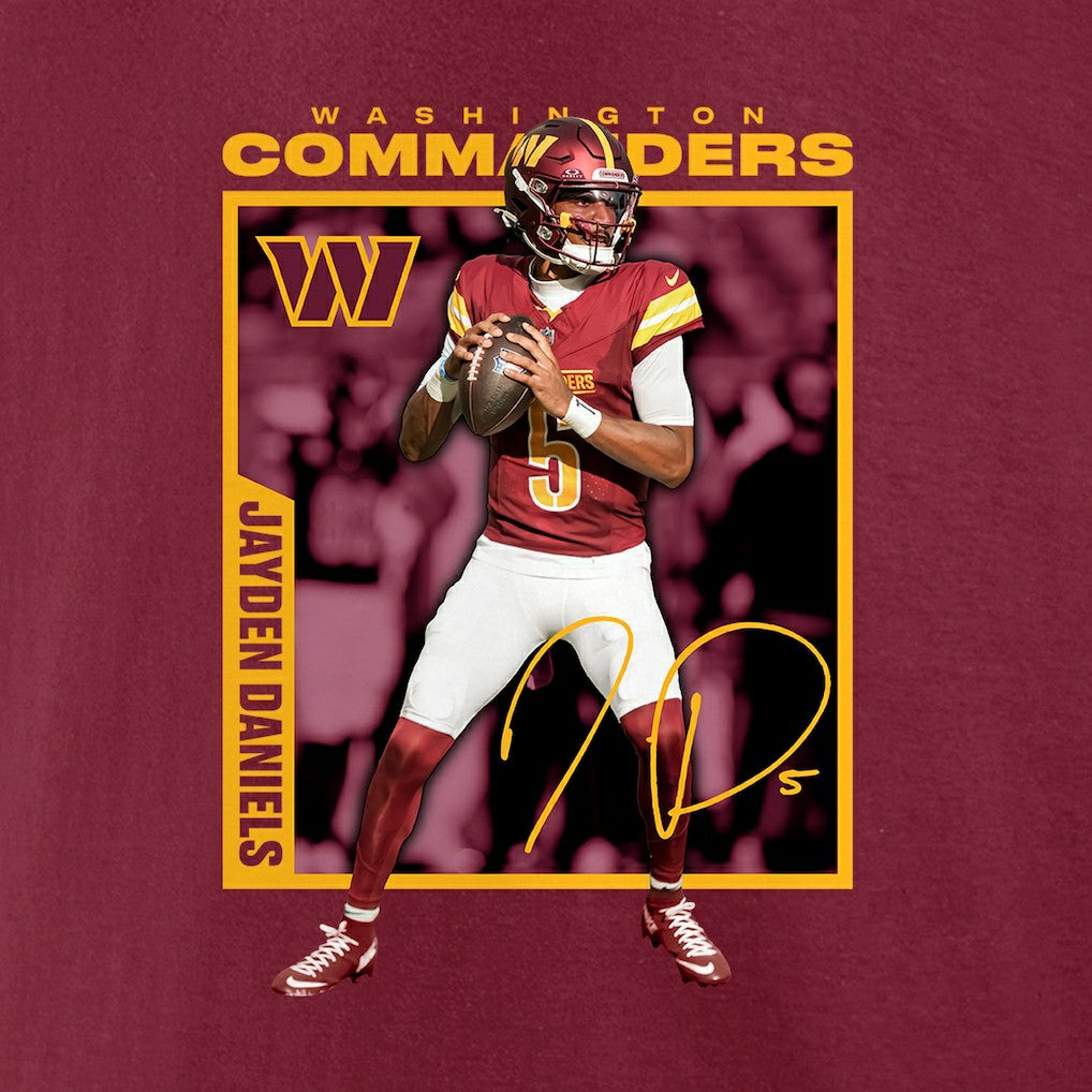 Jayden Daniels  Player Frame T-Shirt - Washington Commanders T-shirts