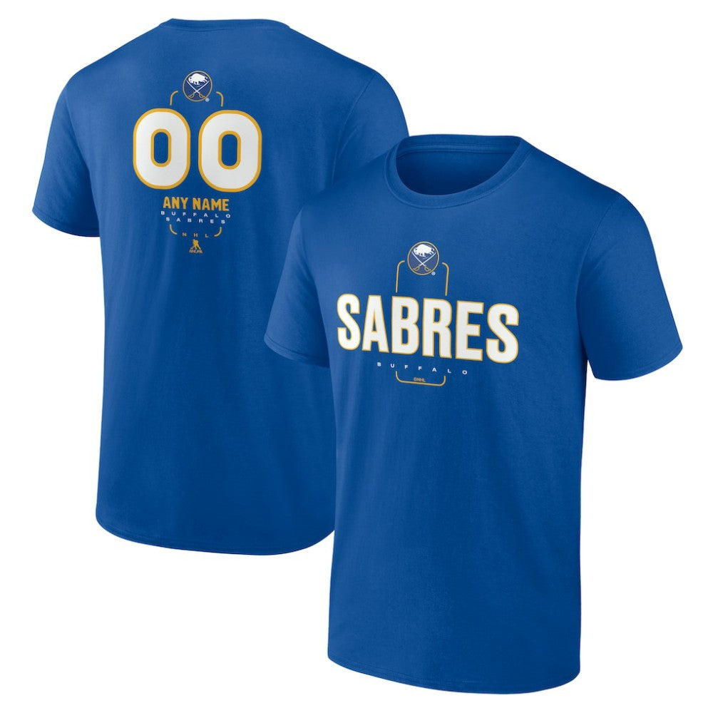 NHL Buffalo Sabres Personalized Name & Number Midfielder T-Shirt