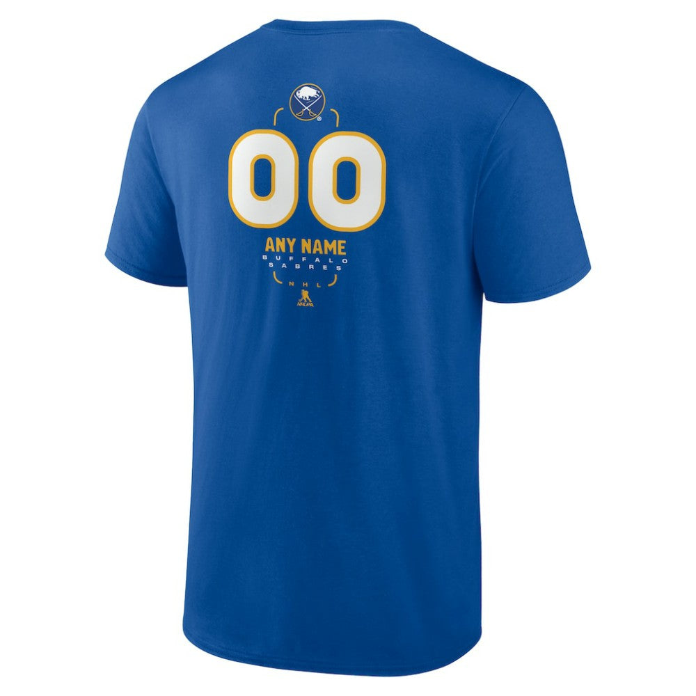 NHL Buffalo Sabres Personalized Name & Number Midfielder T-Shirt