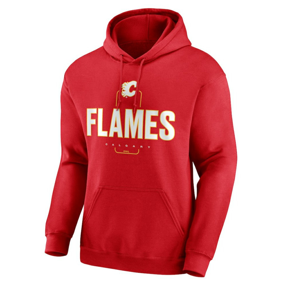 NHL Calgary Flames Personalized Name & Number Midfielder Pullover Hoodie