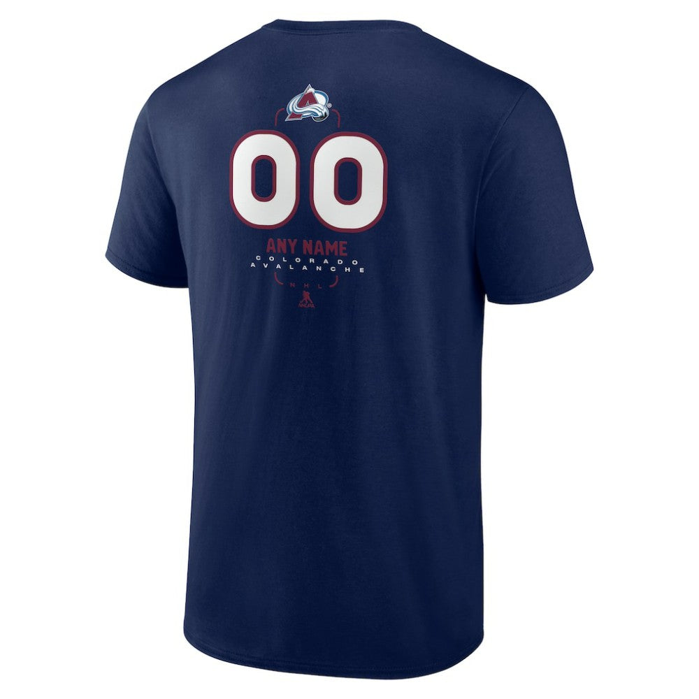 NHL Colorado Avalanche Personalized Name & Number Midfielder T-Shirt