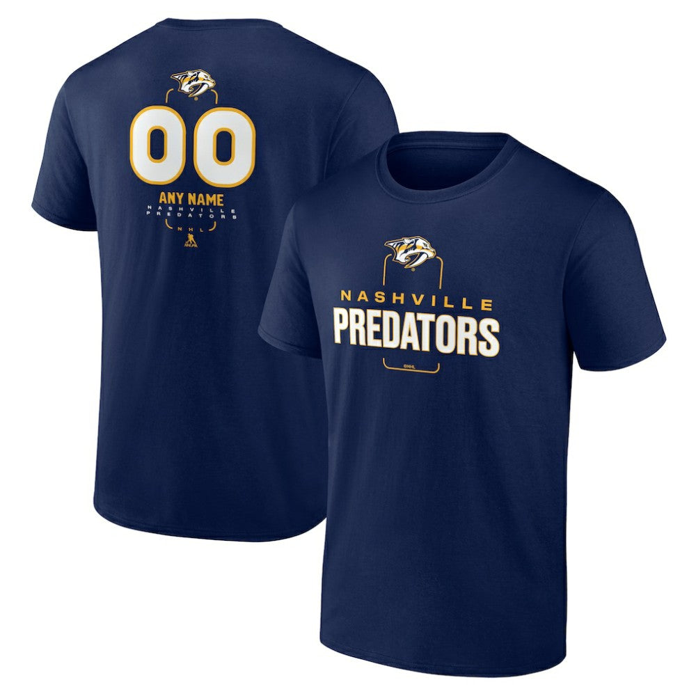 NHL Nashville Predators Personalized Name & Number Midfielder T-Shirt