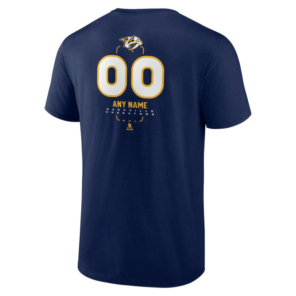 NHL Nashville Predators Personalized Name & Number Midfielder T-Shirt
