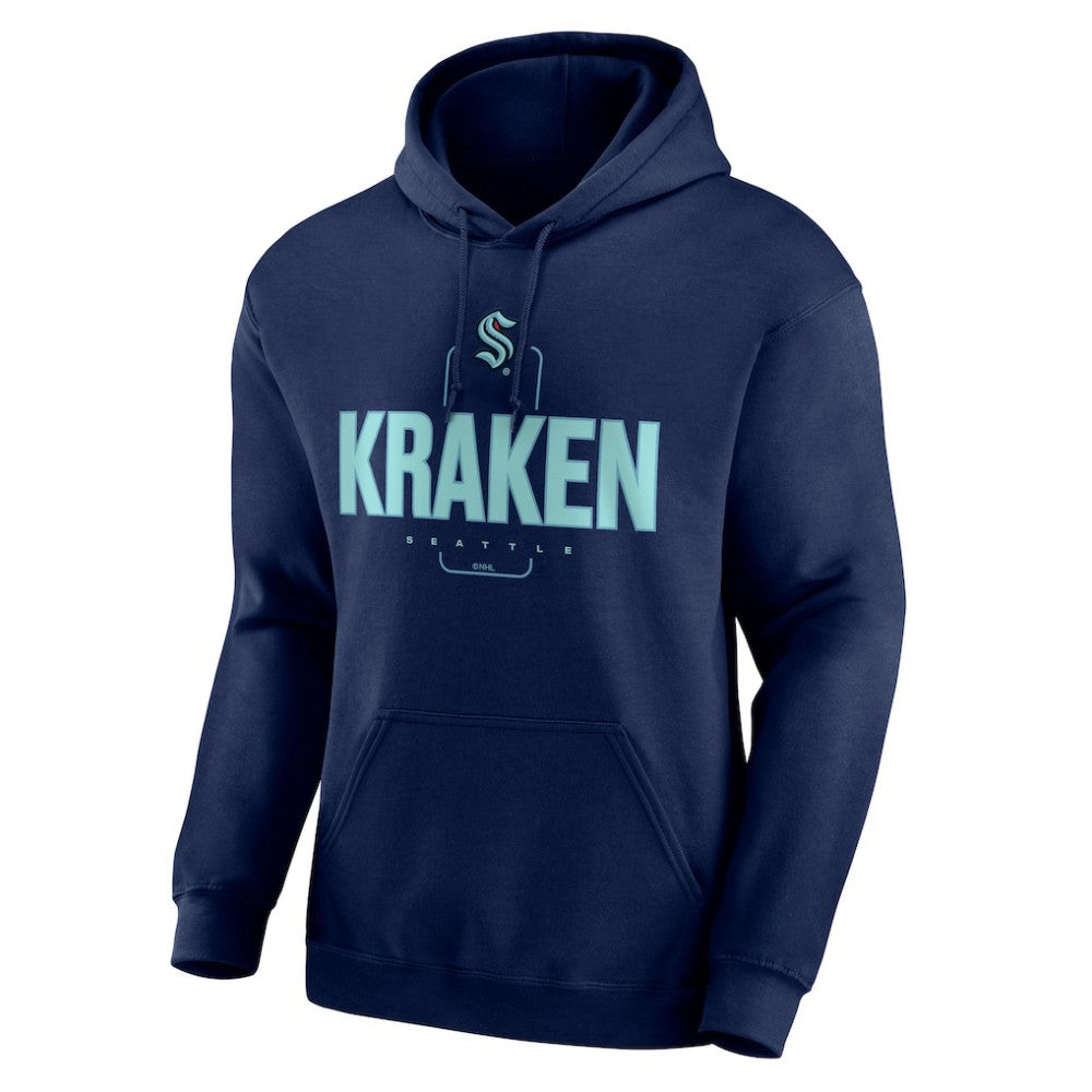 NHL Seattle Kraken Personalized Name & Number Midfielder Pullover Hoodie