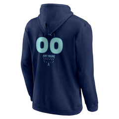 NHL Seattle Kraken Personalized Name & Number Midfielder Pullover Hoodie