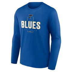 NHL St. Louis Blues Personalized Name & Number Midfielder Long Sleeve T-Shirt
