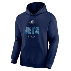 NHL Winnipeg Jets Personalized Name & Number Midfielder Pullover Hoodie
